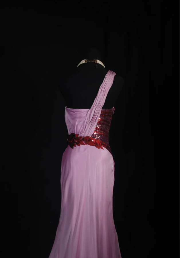 Pretty One Shoulder Chiffon Satin Mermaid Long Wedding Guest Dress Formal Birthday Party Dress With Appliques