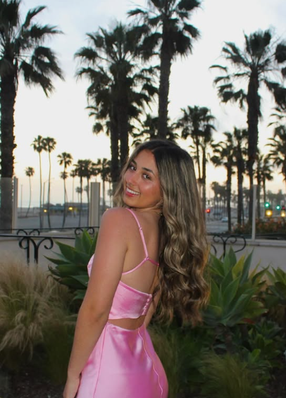 Sexy Sheath Long Straps Light Pink Prom Dresses