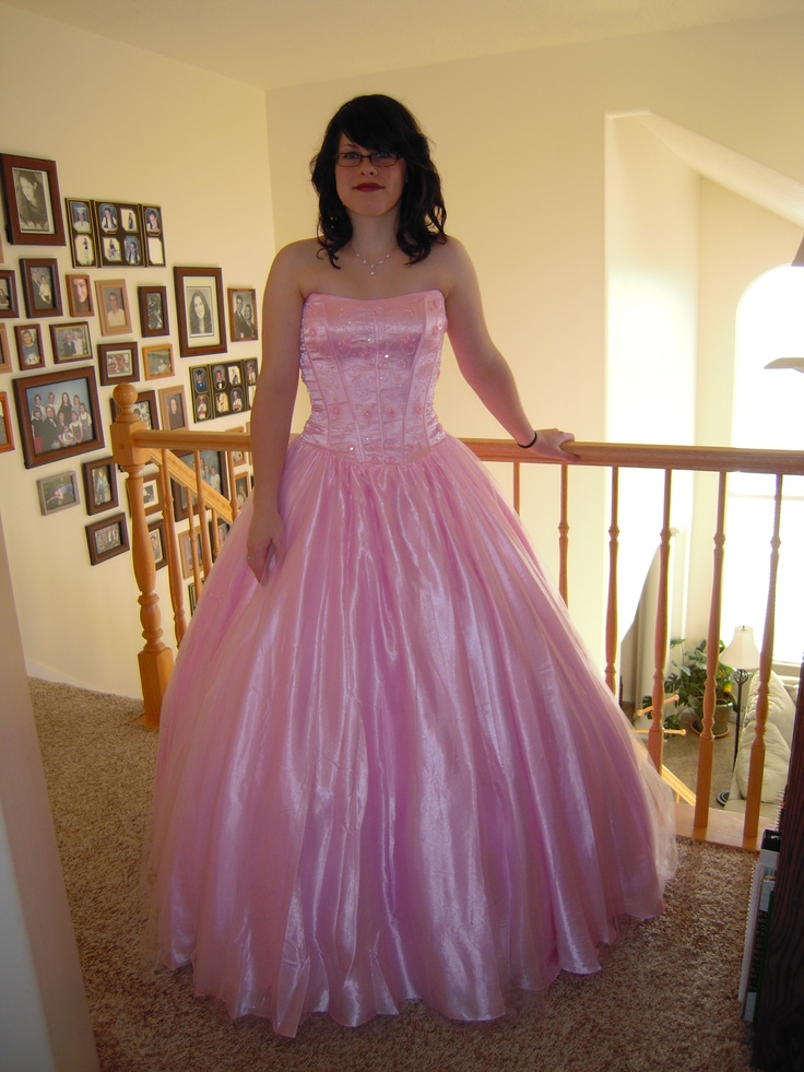 Sweet Pink Strapless Ball Gown A Line Birthday Quinceanera Dress