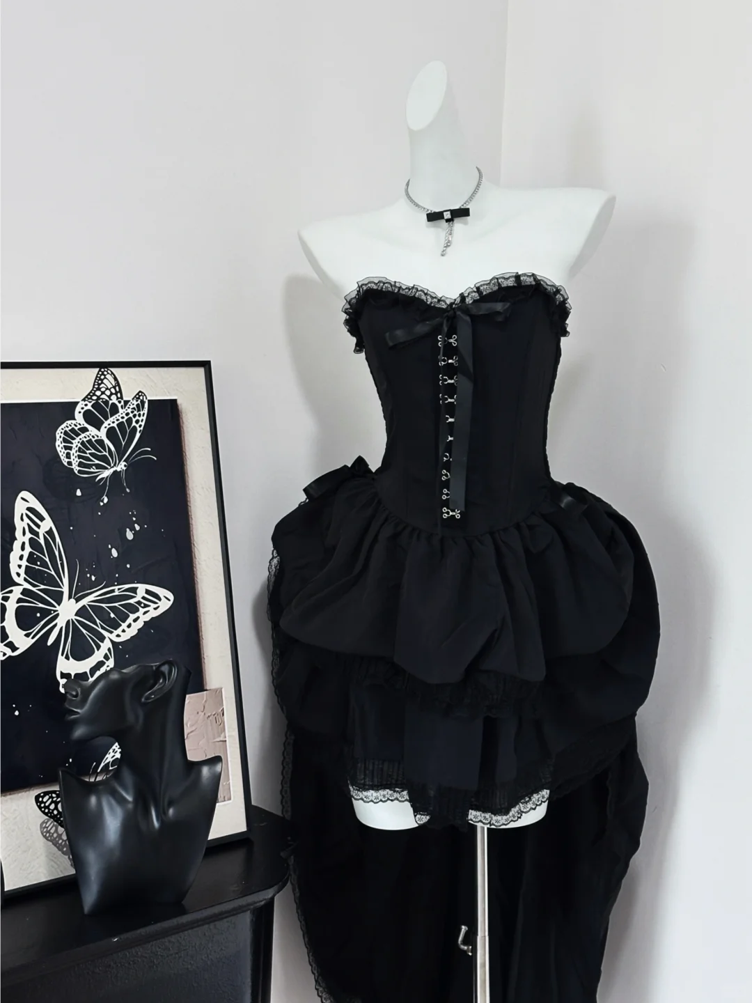 Sexy Strapless Black Sweetheart Neck A Line Short Party Dress Graduation Homecoming Dress