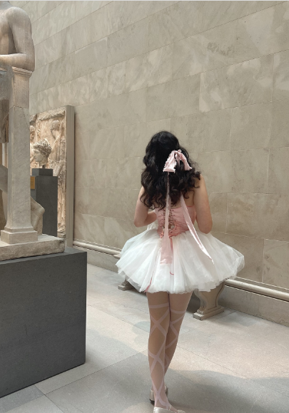 Sweet Ballet Sleeveless Lace Pattern Bow A-line Tulle 16th Birthday Homecoming Dress