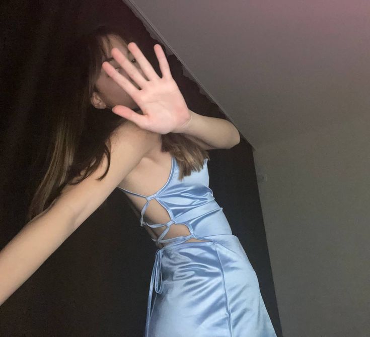 Elegant Light Blue Satin Collar And Waisted 16th Birthday Homecoming Dress