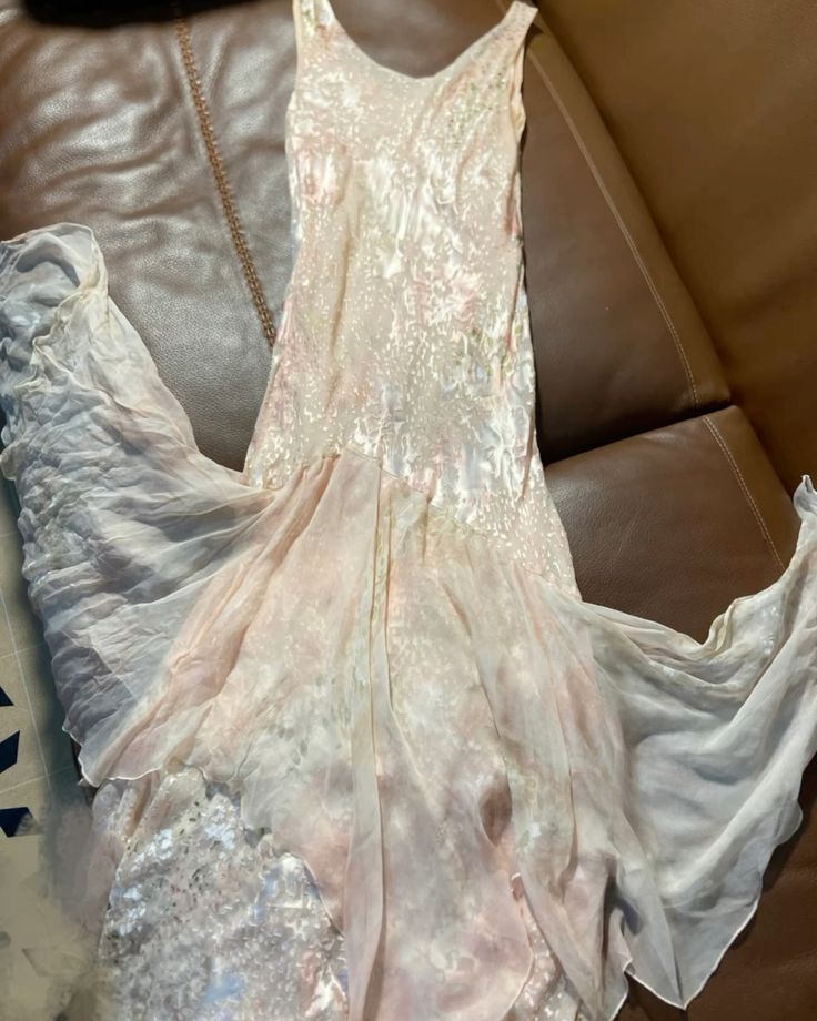 Dreamy Light Pink Gradient Floral Print Mermaid Shoulder Strap Chiffon Long Prom Dress Evening Dress