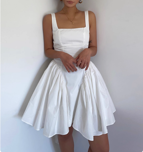 Cute Butterfly Backless Square Neck Waist Backless 17th Birthday Homecoming Dress
