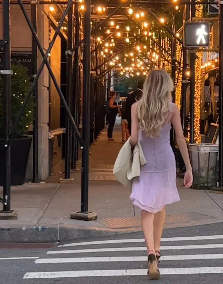 Elegant Lavender Spaghetti Strap Chiffon Waist 17th Birthday Homecoming Dress