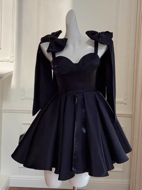 Cute Tie-up Bowknot Suspender Birthday Tutu Homecoming Dress