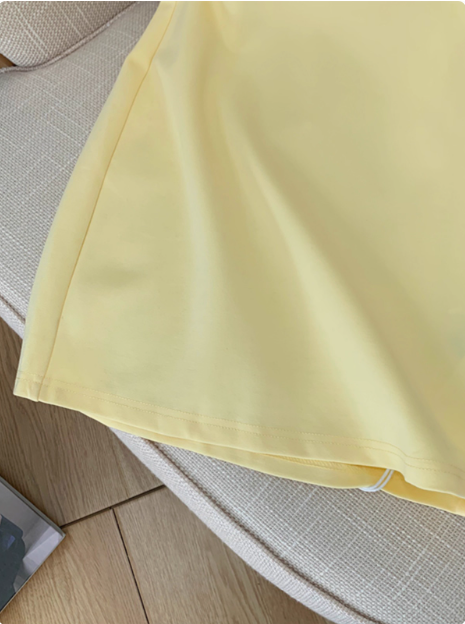 Sweet Yellow Halter Sleeveless 17th Birthday Homecoming Dress