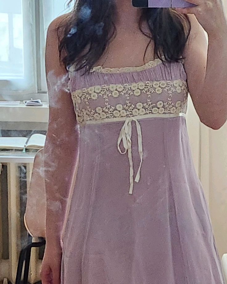 Sweet Lavender Suspender Lace Pattern 16th Birthday Homecoming Dress