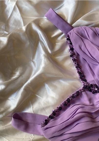 Elegant Purple Sleeveless Beaded Multi-layered Ruffled Chiffon Short 16th Birthday Homecoming Dress