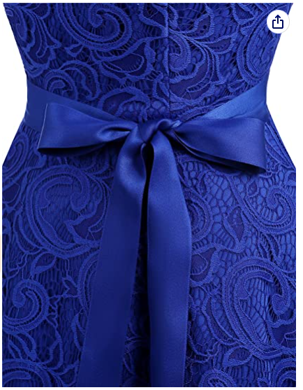 Women Floral Lace Bridesmaid Party Dress Short Prom Dress V Neck Homecoming Dress