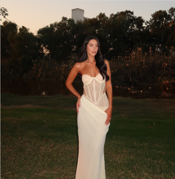 Gorgeous Pale Yellow Mermaid Sweetheart Neck Sheer Tulle Satin Long Prom Dress Evening Dress