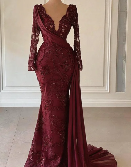 Black Long Prom Dress evening Formal Dress