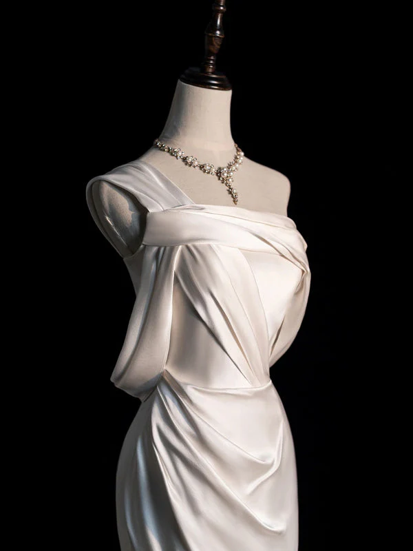Simple Prom Dresses, Mermaid Wedding Dress