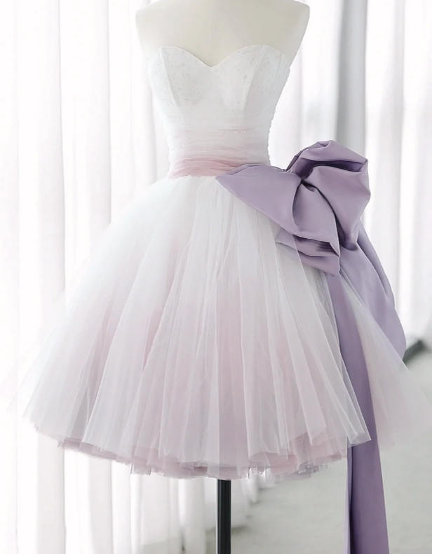 Sweetheart neckline A-line cocktail dress party dress Homecoming Dress