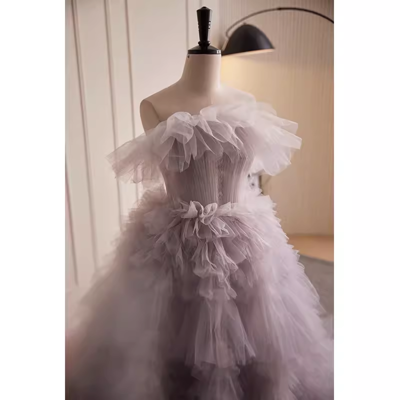 Stunning Ball Gown Strapless Tulle Sweet 16 Dresses