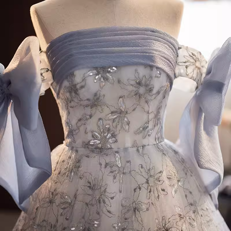 Vintage Ball Gown Strapless Tulle Sweet 16 Dresses