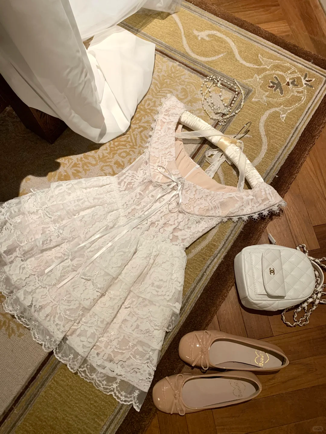 Vintage Lace Layered A Line Short 19th Birthday Outfits White Formal Graduation Homecoming Dress