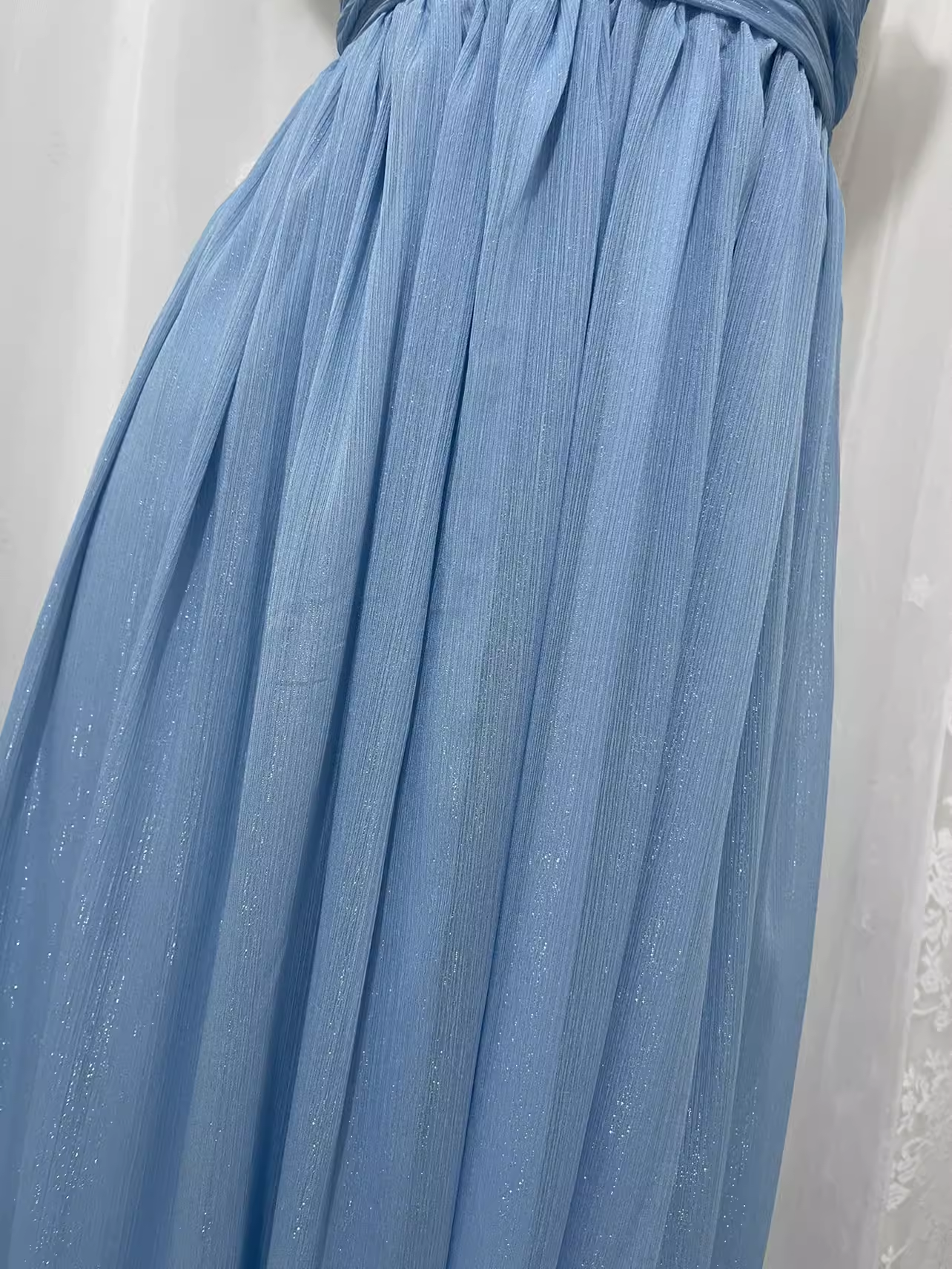 Vintage A line Sweetheart Blue Vacation Dress Birthday Dresses