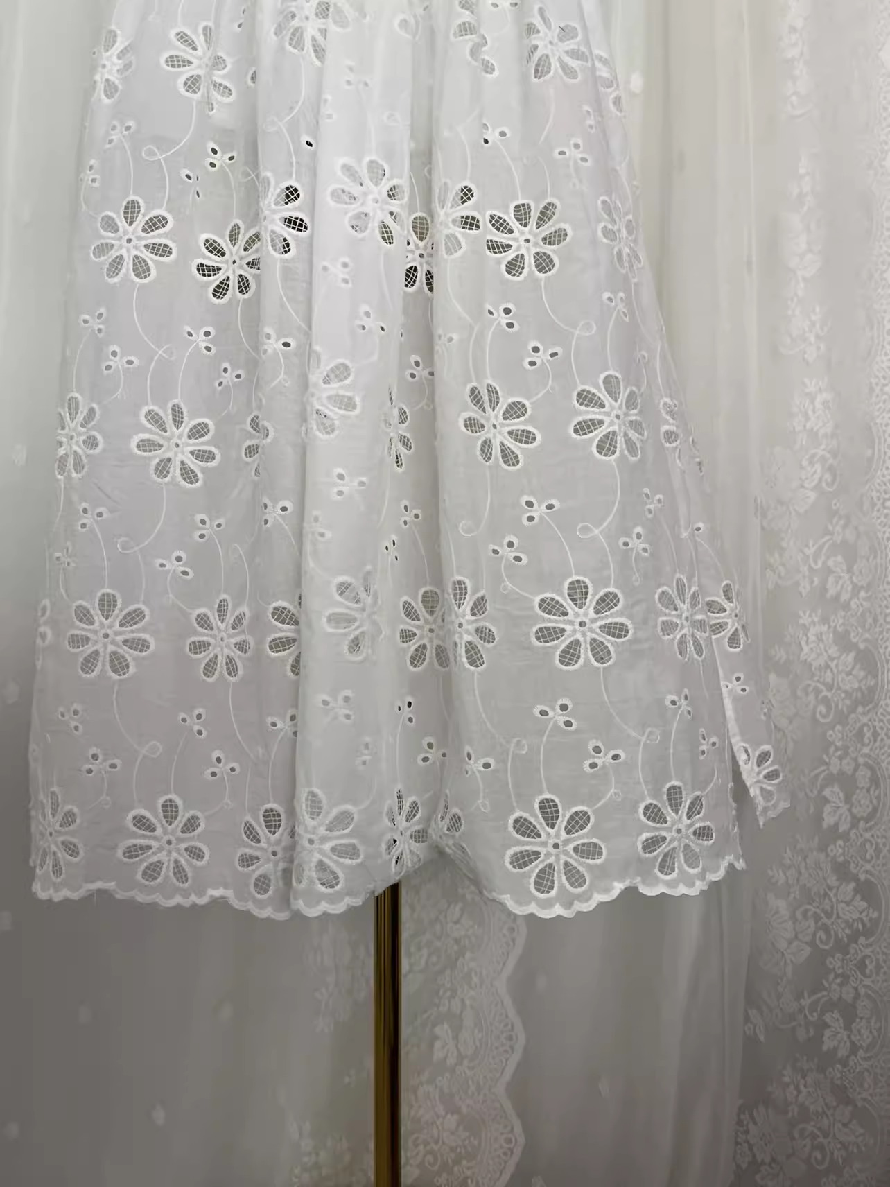 Cute A Line Lace White Vacation Dress Birthday Dresses