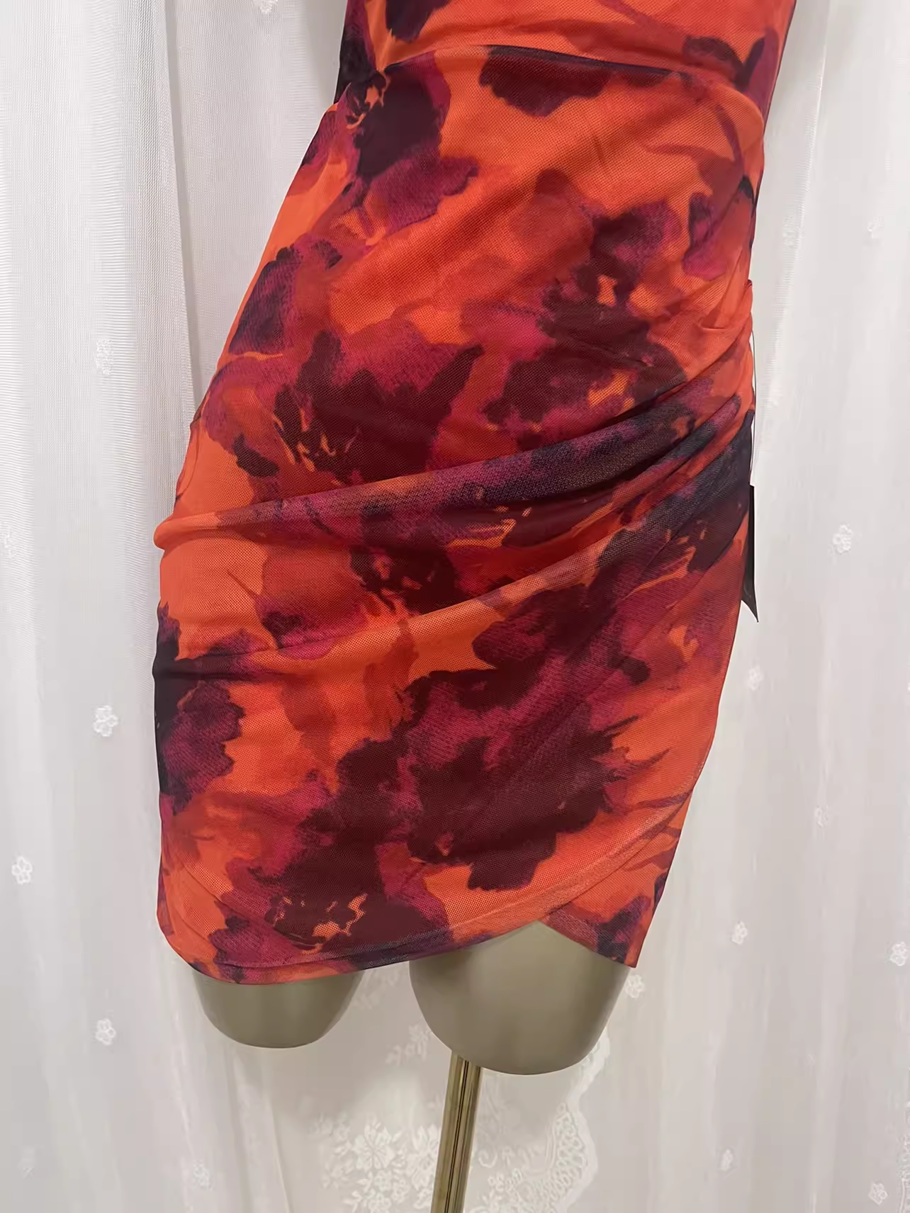 Vintage Sheath Straps Floral Travel Backless Vacation Dress Short Birthday Dress