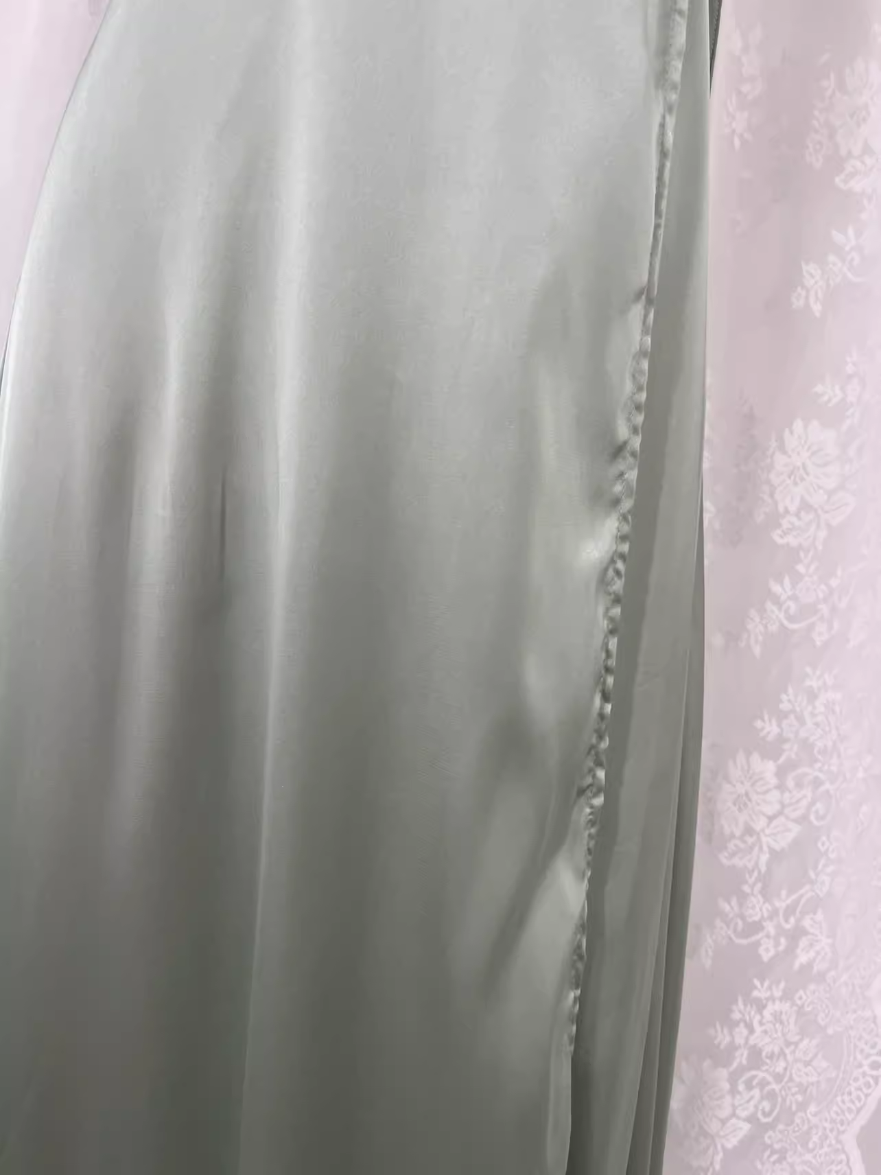 Sexy A line Spaghetti Straps Sage Green Long Vacation Dress Birthday Dresses