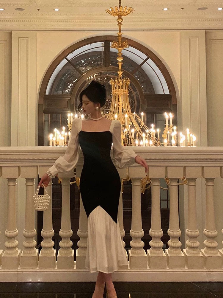 Gorgeous Sheath Spaghetti Straps Black Date Night Party Dress Prom Dresses Birthday Outfits