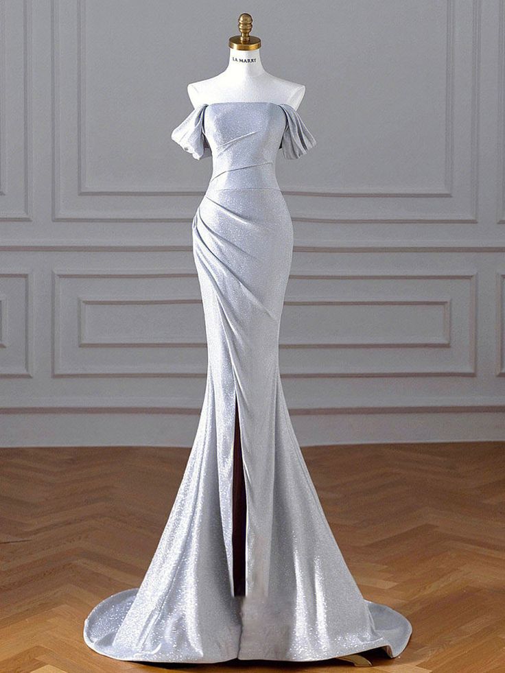 Sexy One-shoulder Evening Dress Slim Annual Show Host Dress Dinner Will Dress Prom Dresses
