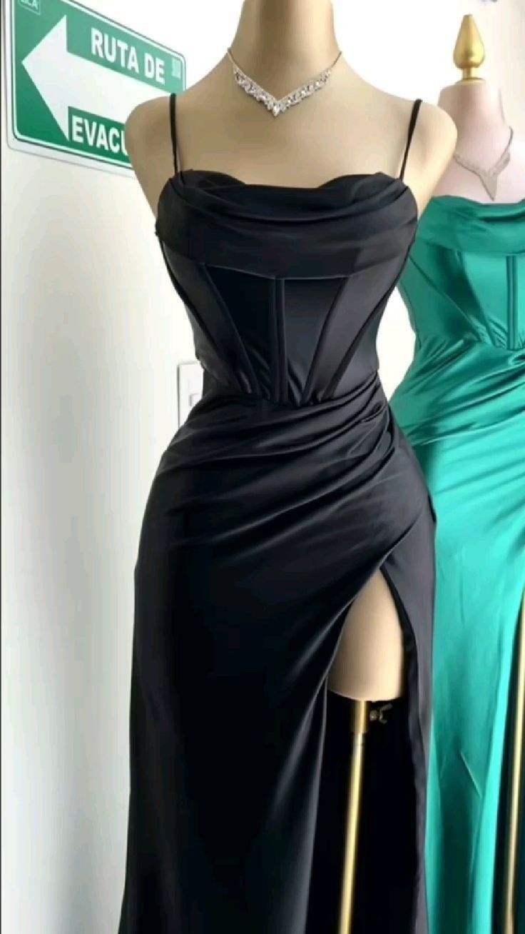 Sexy Mermaid Spaghetti Straps Olive Green Long Evening Dress Backless Prom Dresses