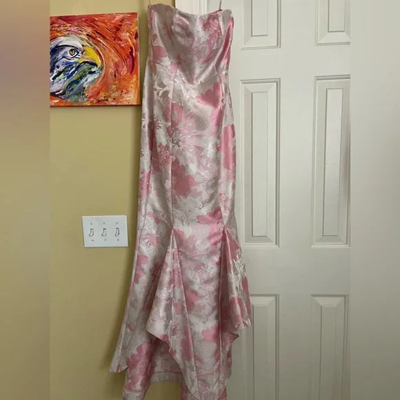 Elegant Sweetheart Sleeveless Mermaid Satin Long Evening Prom Dresses