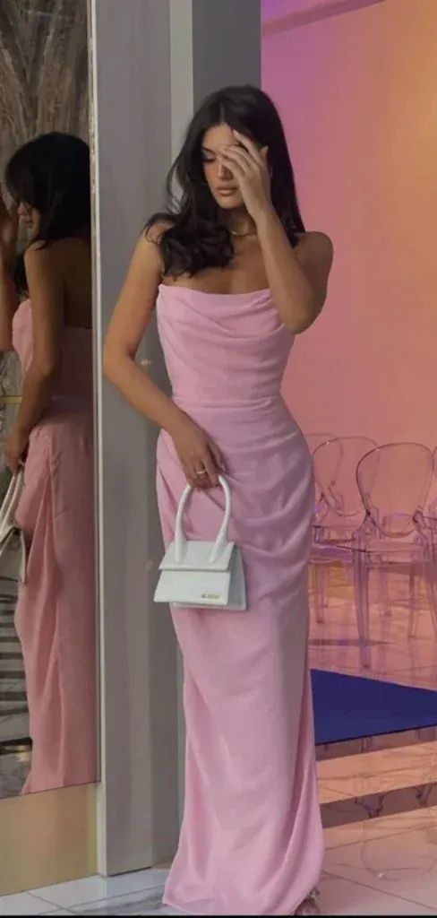 Simple Sweetheart Sleeveless Mermaid Satin Long Evening Prom Dresses