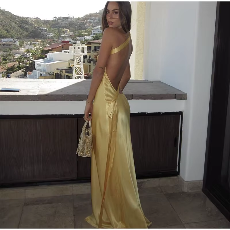 Sexy Mermaid Sleeveless Floor Length Long Evening Dress Prom Dresses