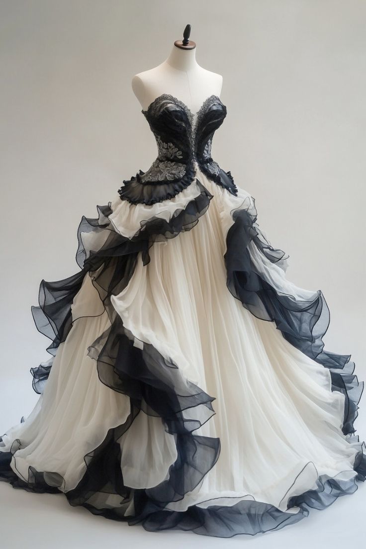 Retro Ball Gown Sweetheart Tulle Party Dress Black Prom Dress Evening Dress