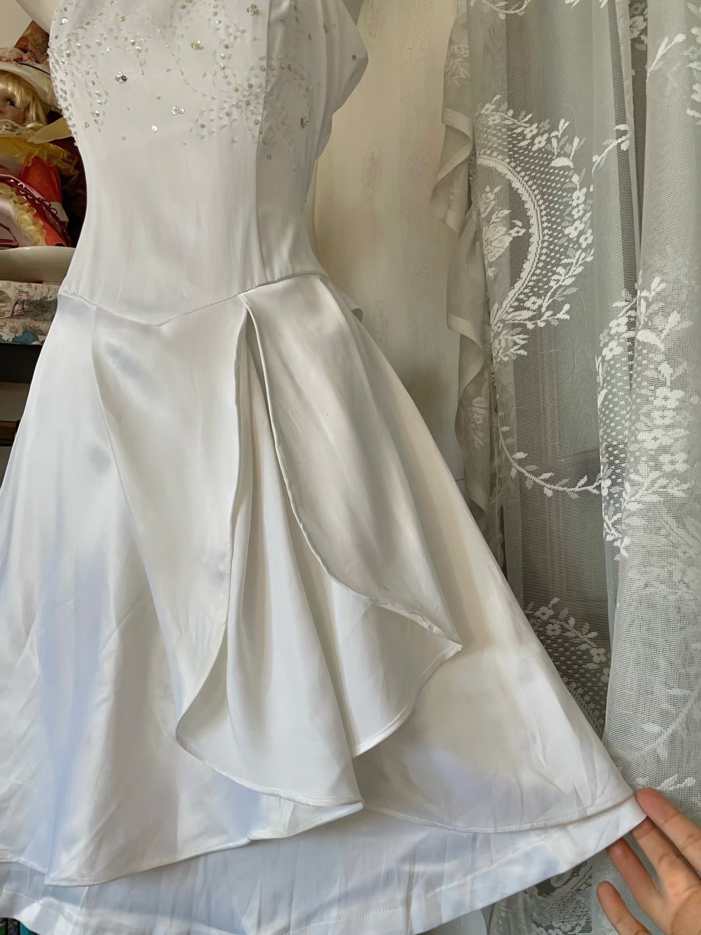Vintage Fashion A Line White Short Length Homecoing Birthday Dress Prom Dresses