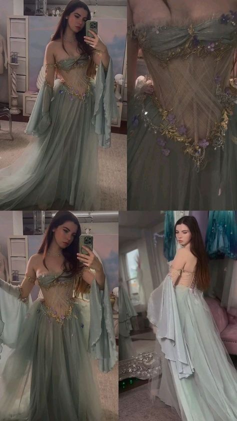 Elegant A Line Off The Shoulder Floor-length Tulle Long Sleeves Evening Dress Prom Dresses