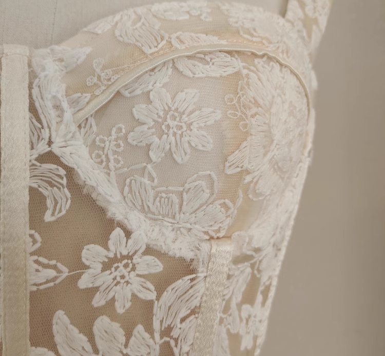 Sexy A Line Spaghetti Straps Tulle Lace White Women's Holiday Dresses