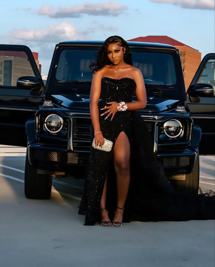 Sexy Sheath Strapless Sequin Slit Black Long Prom Dresses Party Dress