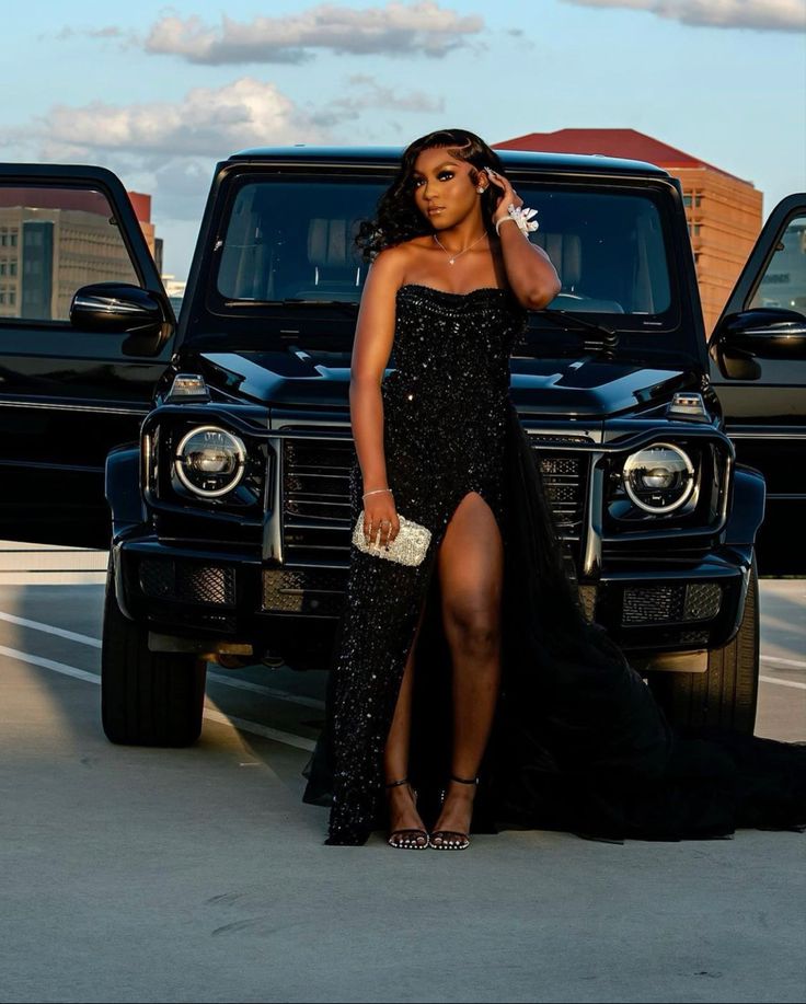 Sexy Sheath Strapless Sequin Slit Black Long Prom Dresses Party Dress