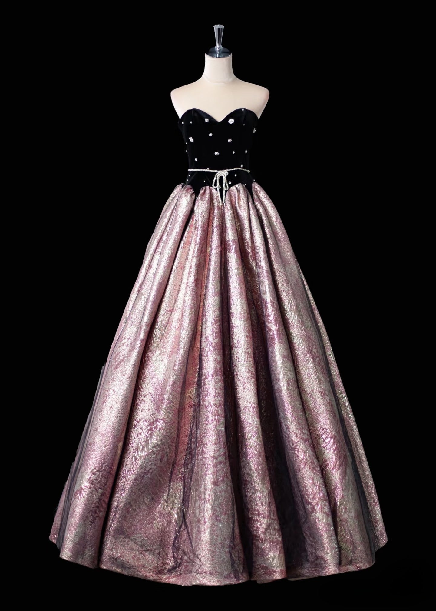 Pretty A Line Sweetheart Sequin Long Burgundy Long Prom Dresses Formal Evening Dress