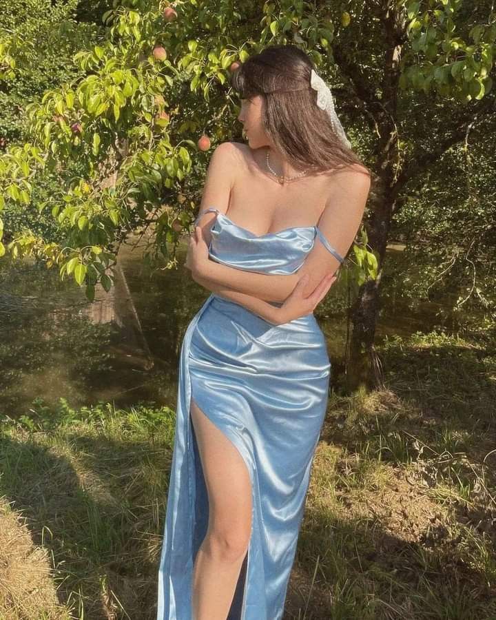 Simple Mermaid Off The Shoulder Neckline Light Blue Long Party Dress Prom Dresses