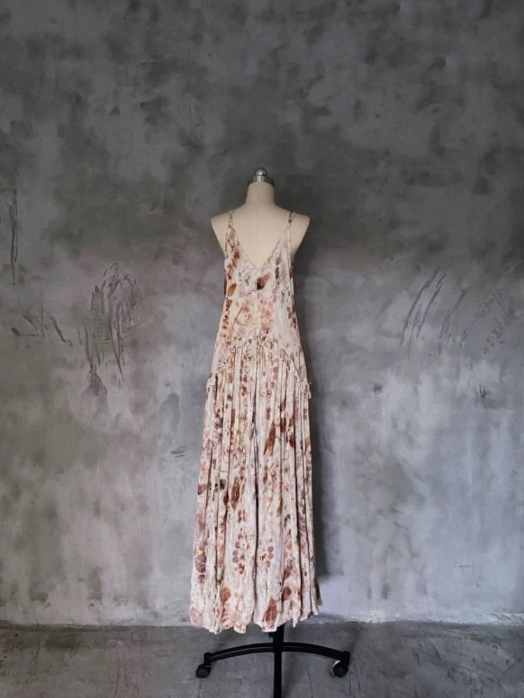 Pretty A line Spaghetti Straps Floral Long Prom Dresses Birthday Dress For Women