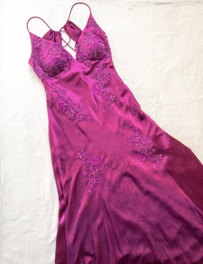 Pretty Mermaid Spaghetti Straps Backless Long Party Dresses Prom Dresses