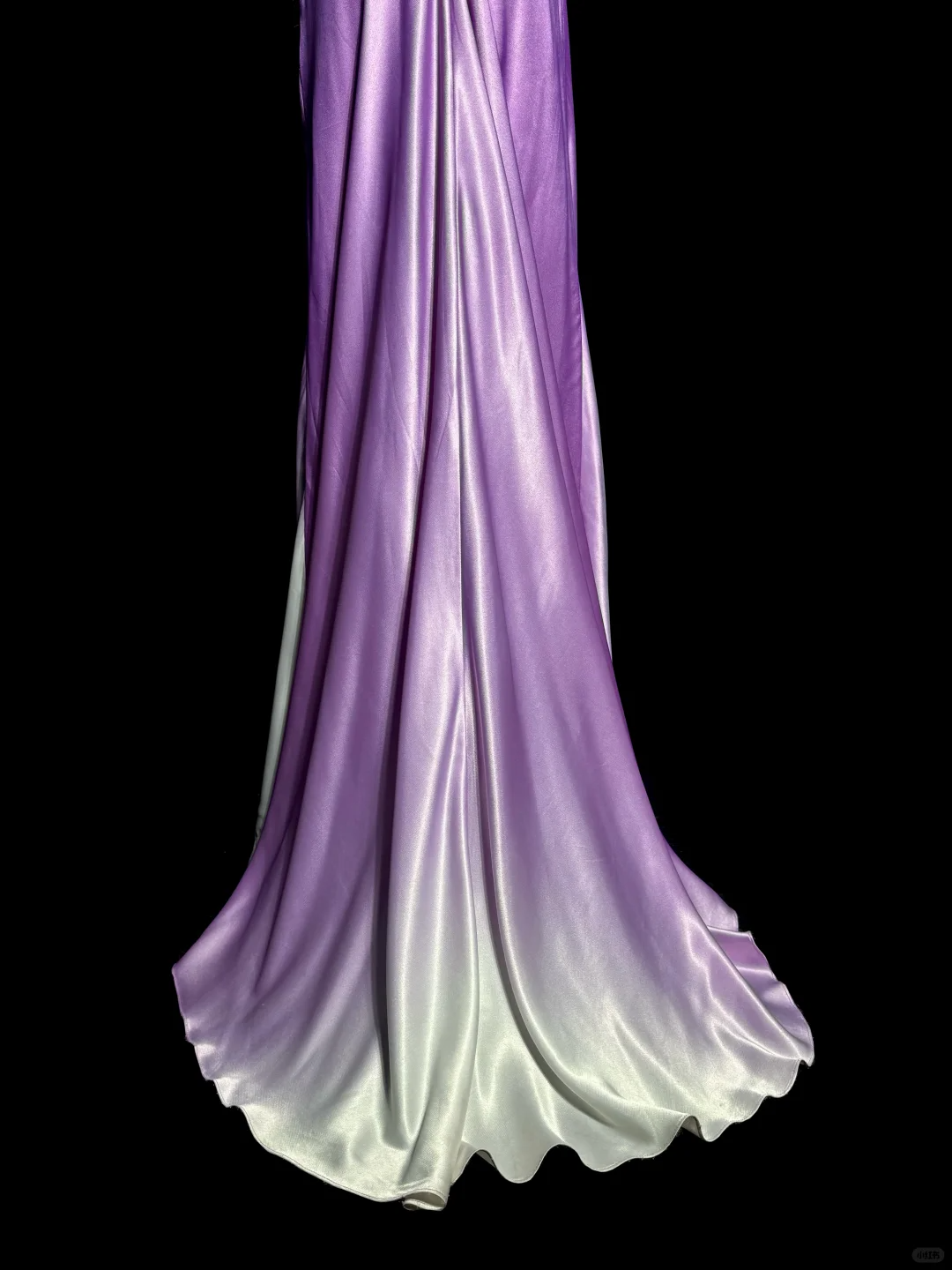 Aesthetic A line Halter Neckline Lilac Satin Prom Dress Ruffle Long Party Dress