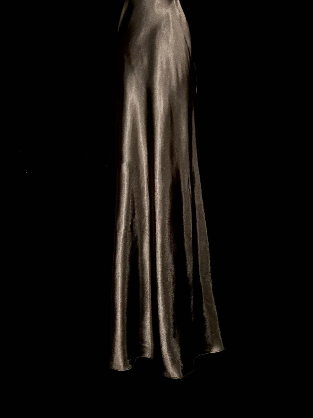 Retro Mermaid V Neckline Chiffon Brown Evening Dress Prom Dresses