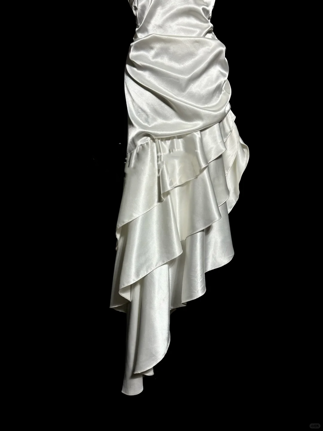 Retro Mermaid Halter Satin High Low Evening Dress Prom Dresses