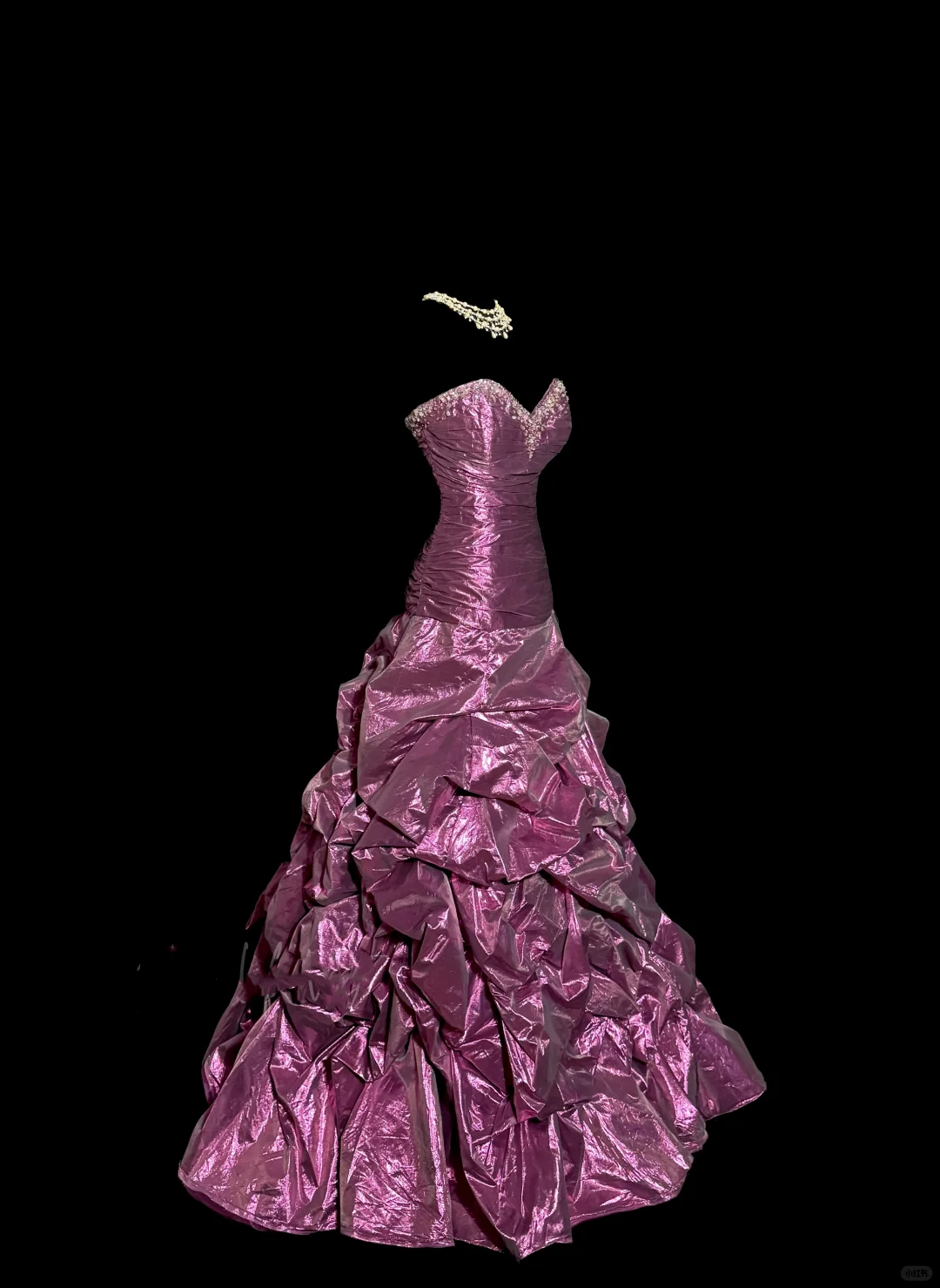 Aesthetic Mermaid Sweetheart Neckline Taffeta Prom Dress Ruffle Long Party Dress