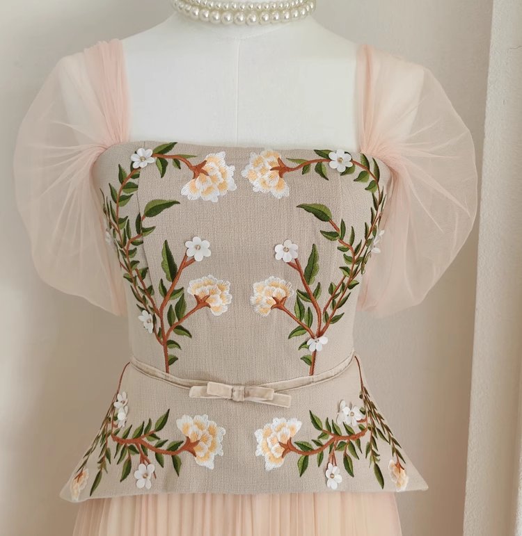 Sexy A Line Square Neckline Short Sleeves Party Dress Holiday Birthday Dresses For Women