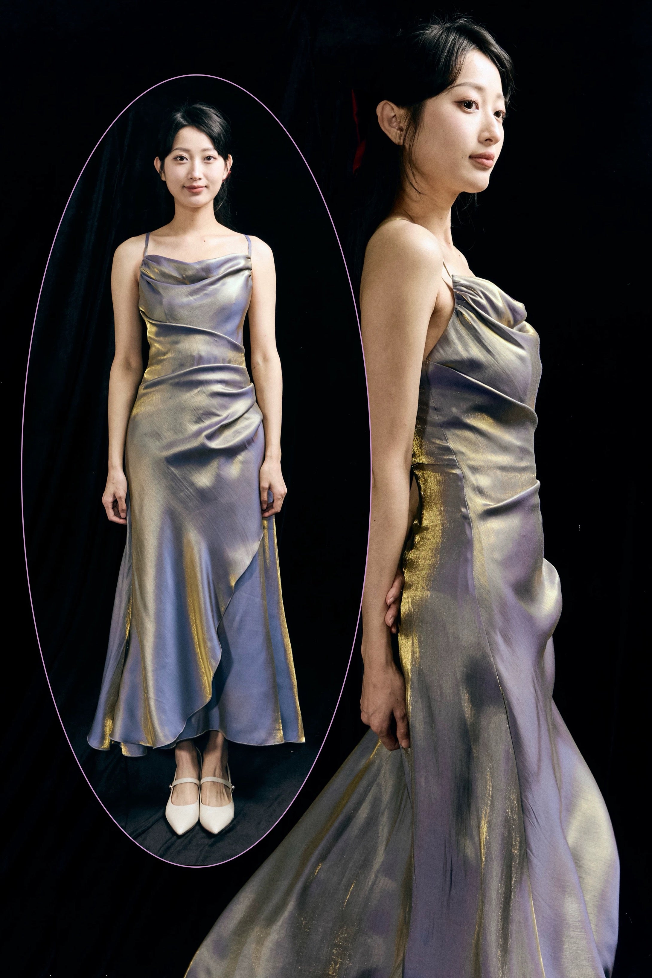 Vintage Sheath Spaghetti Straps Light Grape Ankle Length Prom Dresses Birthday Outfits