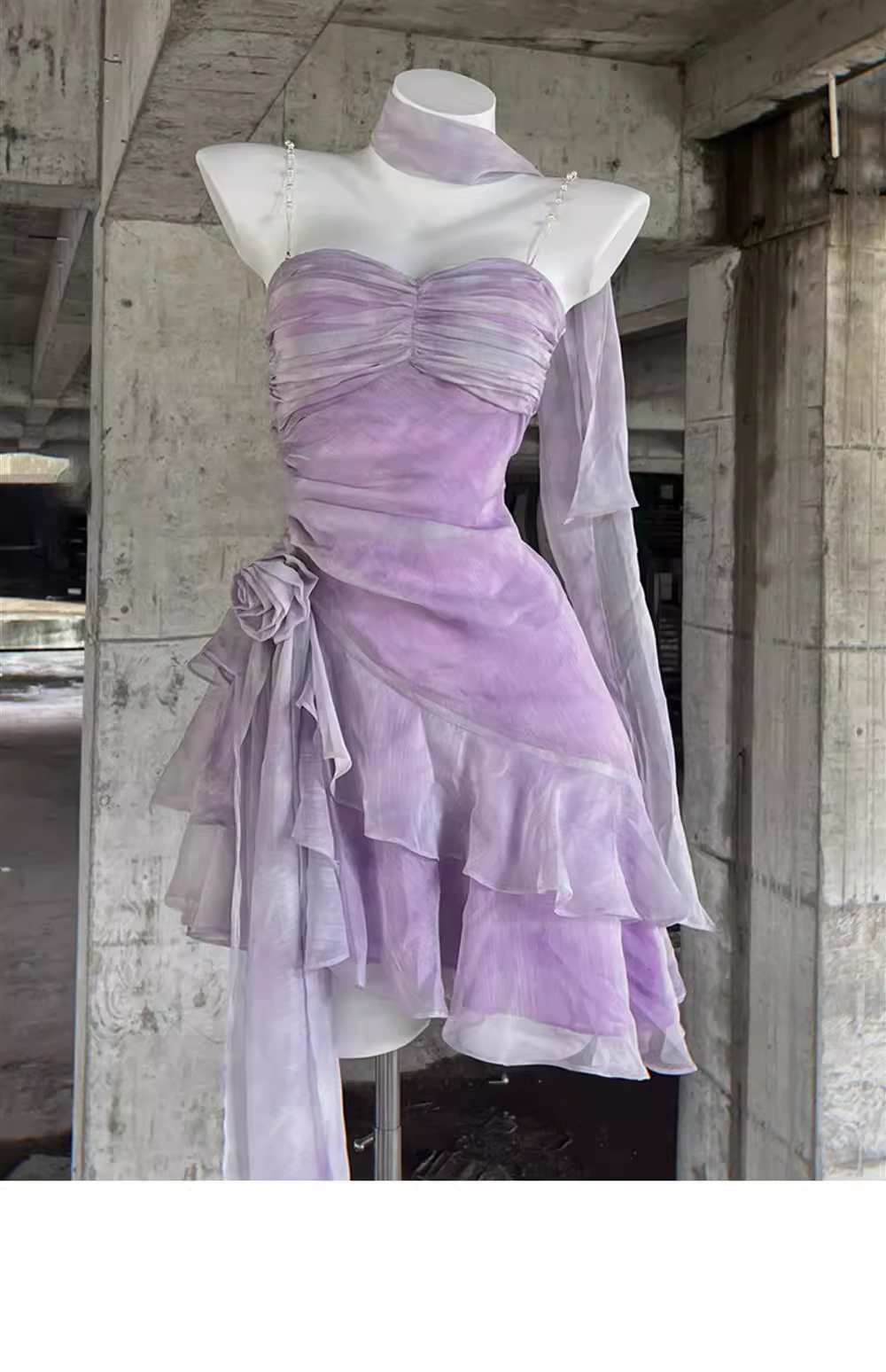 Retro Sheath Spaghetti Straps Short Lilac Cocktail Dresses Birthday Outfits