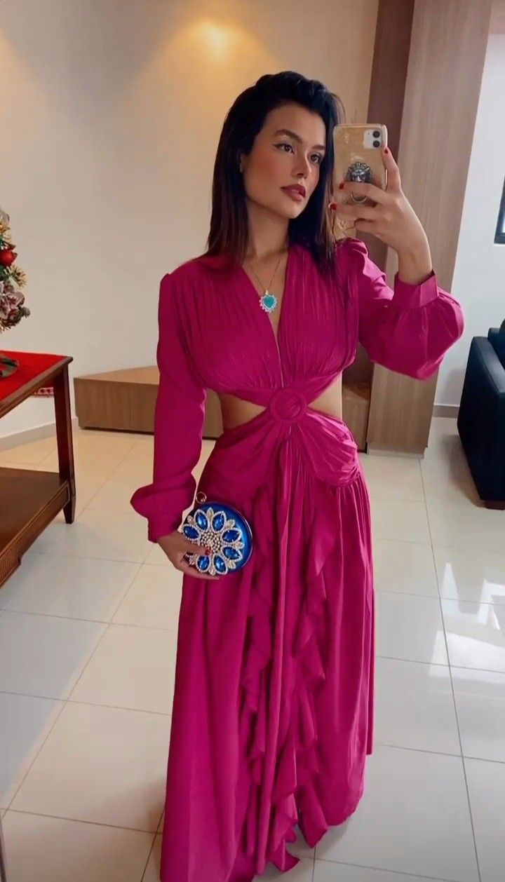 Women's Pure Color Fashion Dress,A-line Prom Dress