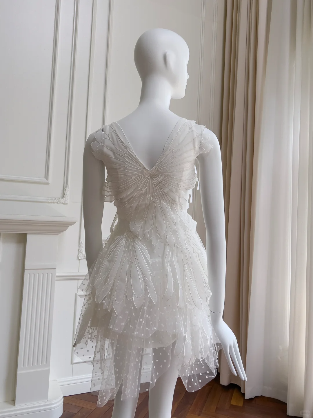 Pretty Tulle Lace White Short Birthday Outfits Homecoming Dress
